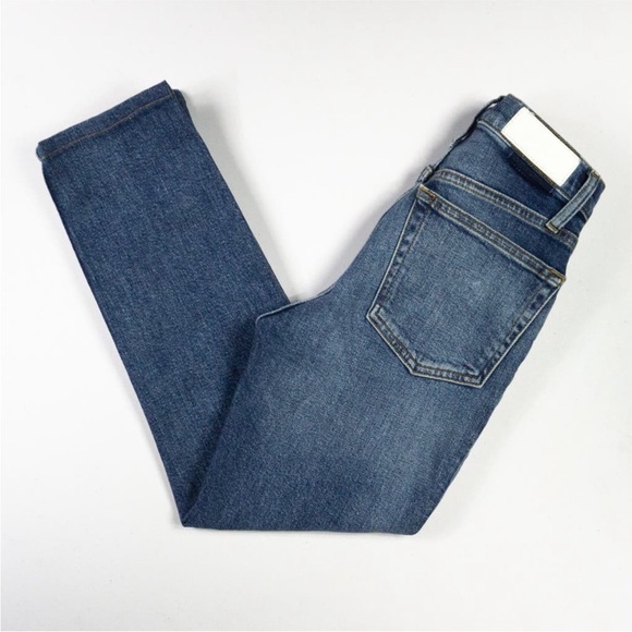 RE/DONE 90s High Rise Ankle Crop Jeans Mid 70s Wash - Picture 8 of 8